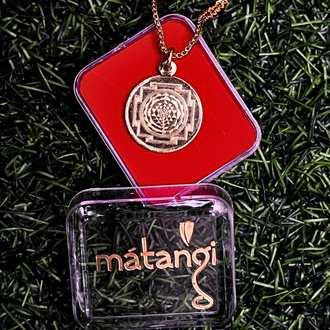 Raja Matangi Pendent - Gold Plated Copper (without Chain)